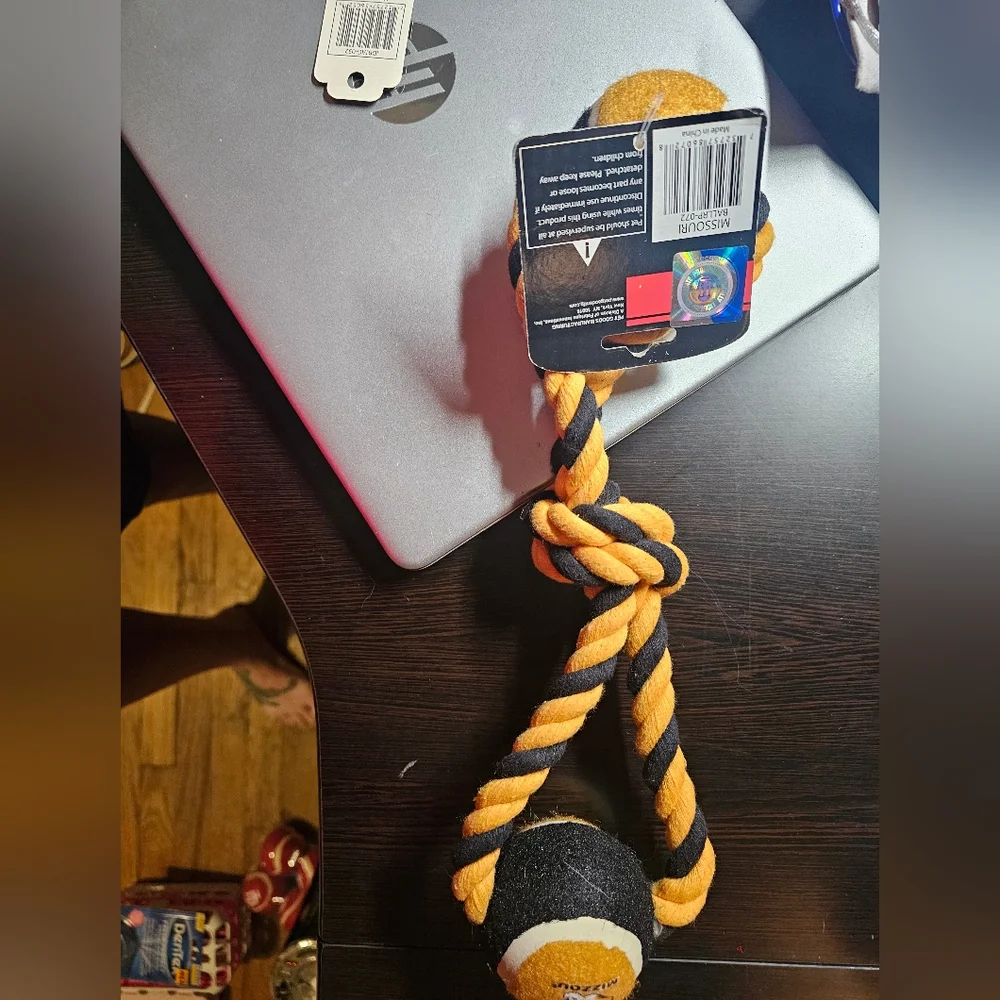 Missouri Tigers Dog Rope Toy Officially Licensed